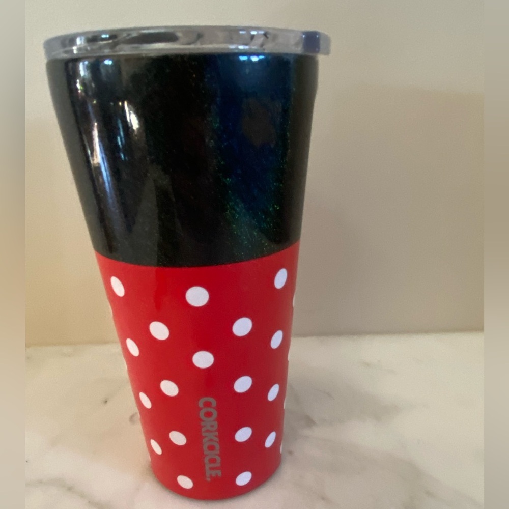 Disney Corkcicle Minnie Mouse Polka Dot 16oz Tumbler